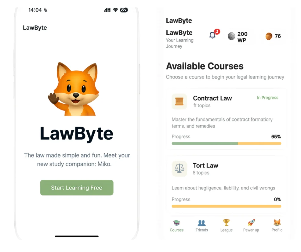 LawByte App Preview